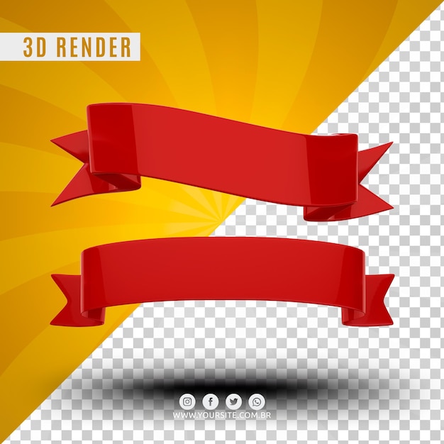 ribbon pack for 3d promotions and campaigns