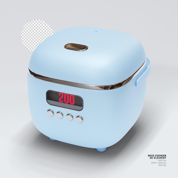 Rice Cooker 3D Element