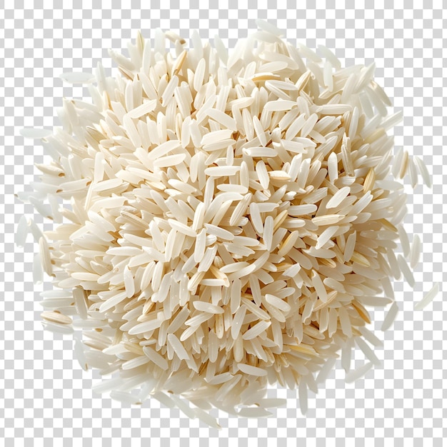 PSD rice grains isolated on a transparent background