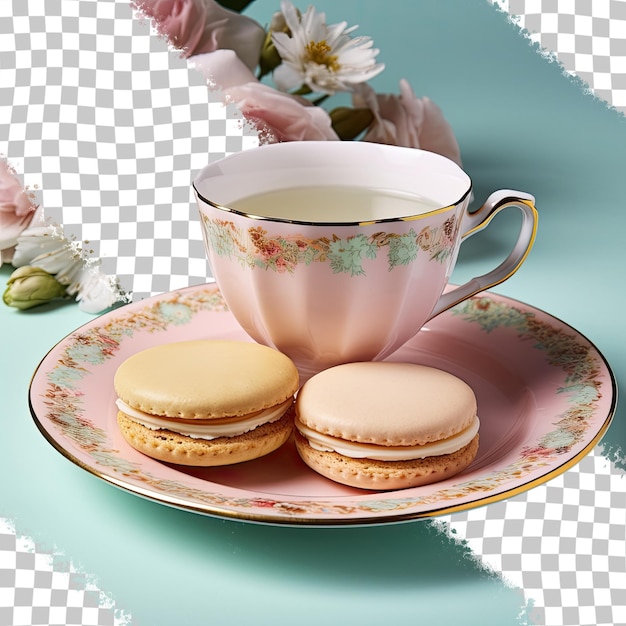 Rich Tea biscuit against a transparent background