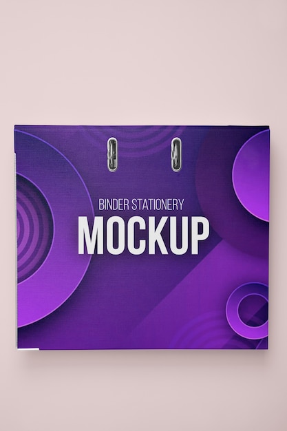 Ring binder mockup design