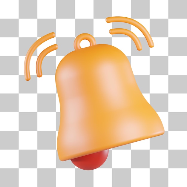 Ringing Bell 3D Icon