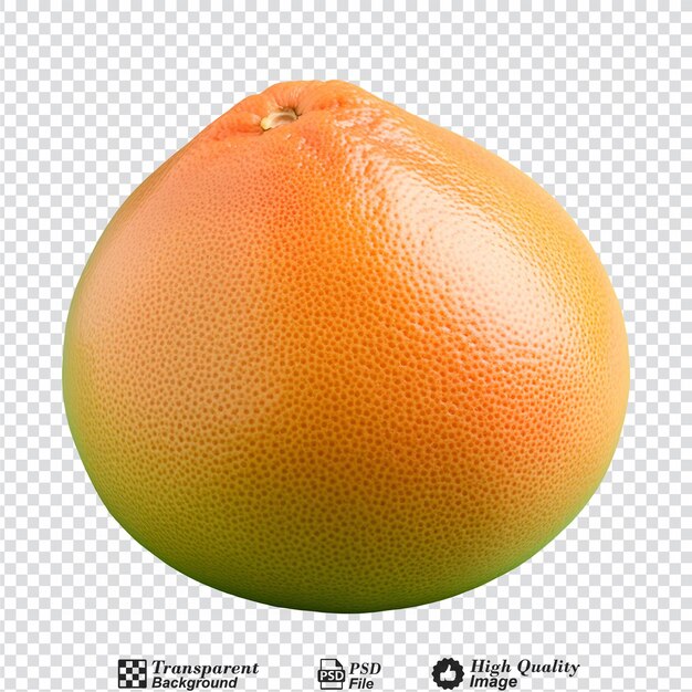 Ripe grapefruit isolated on transparent background