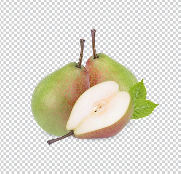 Ripe pears isolated Premium PSD