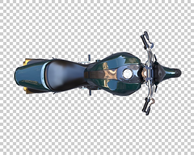 PSD road bike on transparent background. 3d rendering - illustration