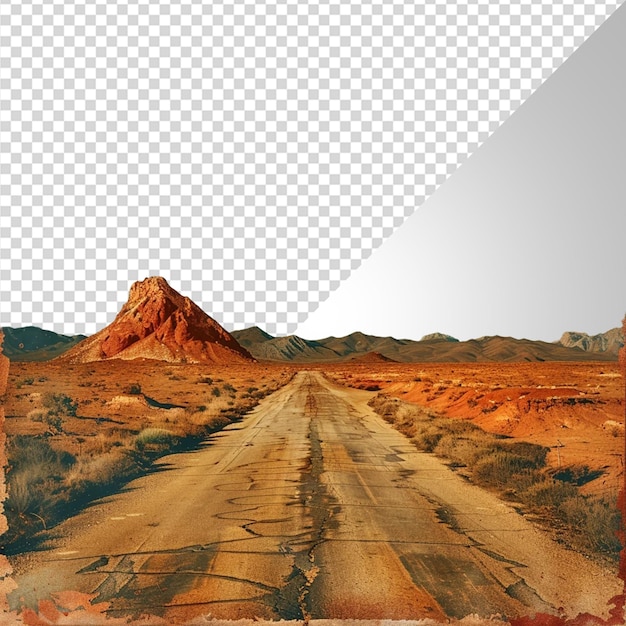 PSD road for nowhere in the desert png