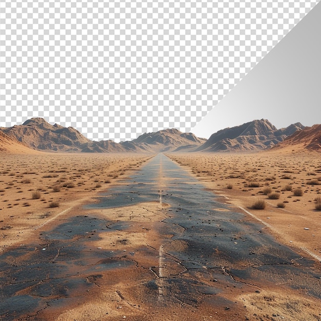 PSD road for nowhere in the desert png