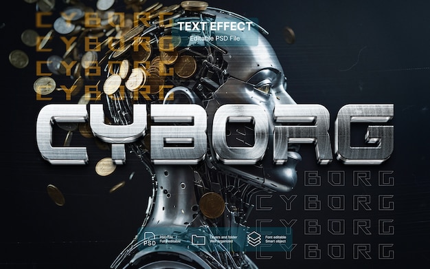 Robot  text effect