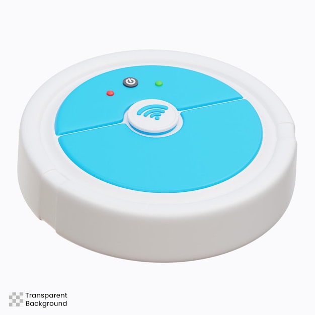 Robot Vacuum 3d Illustration