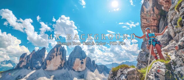 Rock Climbing Adventure in the Italian Dolomites