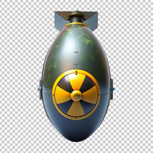 PSD rocket on transparent background