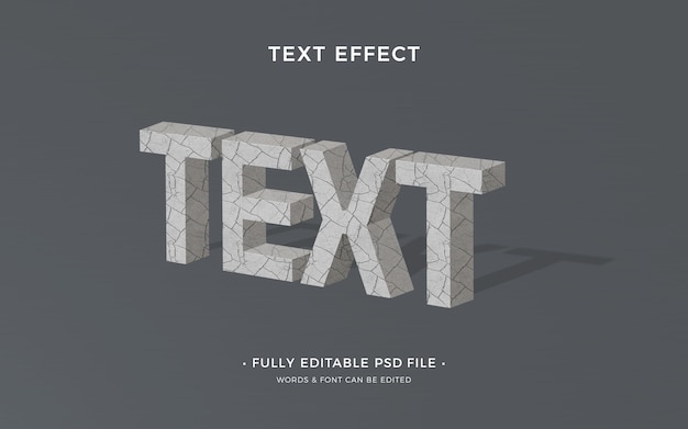 Rocky text effect