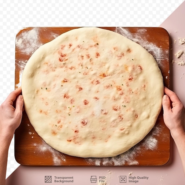 PSD roll out the pizza dough for homemade pizza