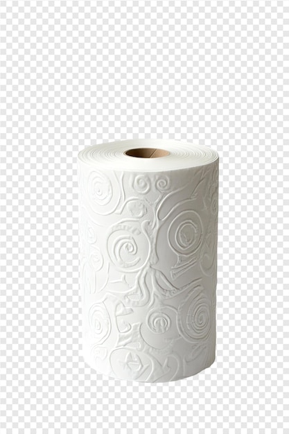 PSD a roll of toilet paper on a transparent background