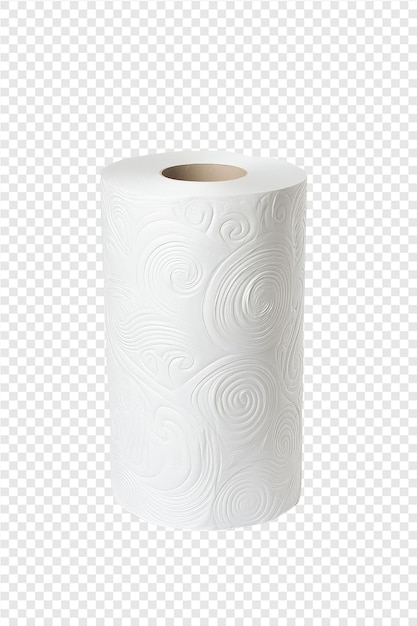 PSD a roll of toilet paper on a transparent background