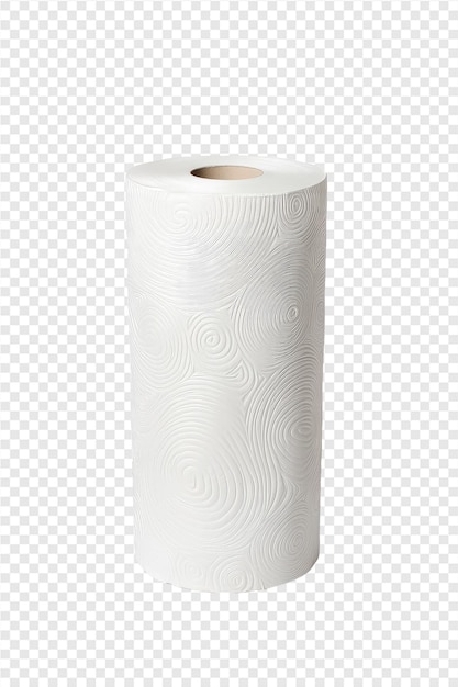 PSD a roll of toilet paper with a pattern on it