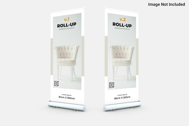 Roll Up Banner Mockup