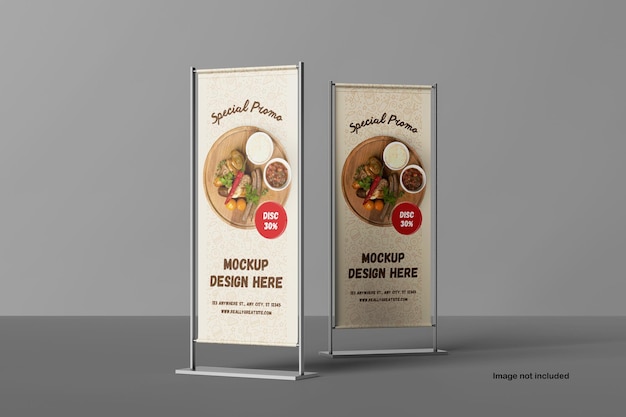 Roll Up Banner Mockup