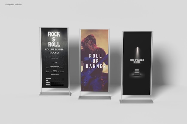 roll up banner mockup