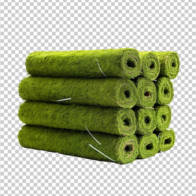 rolled lawn big stack png ON WHITE background