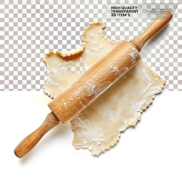 Rolling Pin A Tool for Rolling Out Dough on Transparent Background