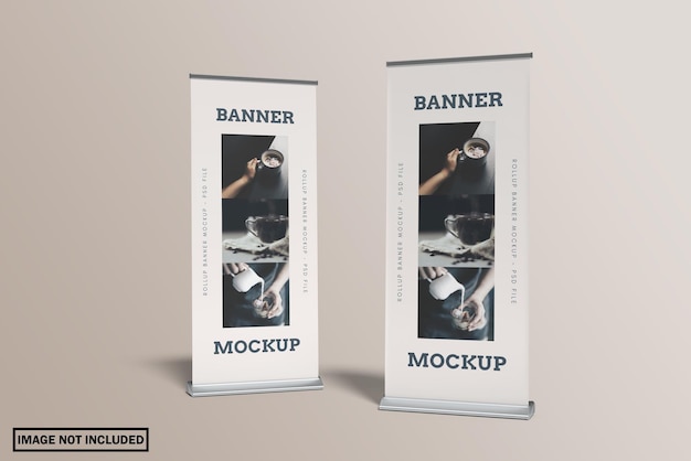 Rollup banner mockup