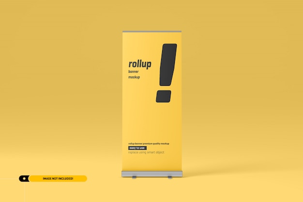 Rollup or X-Banner Mockup