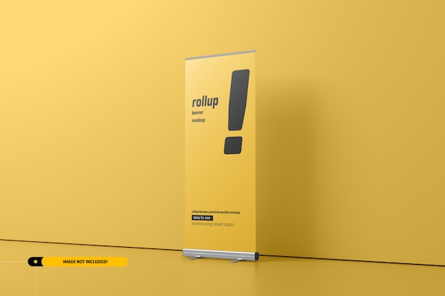 Rollup or X-Banner Mockup