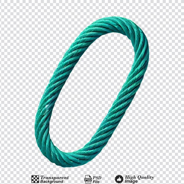 rope loop object isolated on transparent background