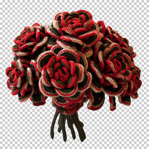 Rose flower and bouquet png isolated on transparent background