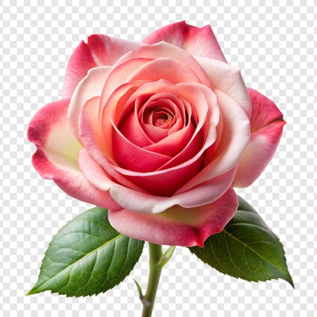 Rose flower png isolated on transparent background