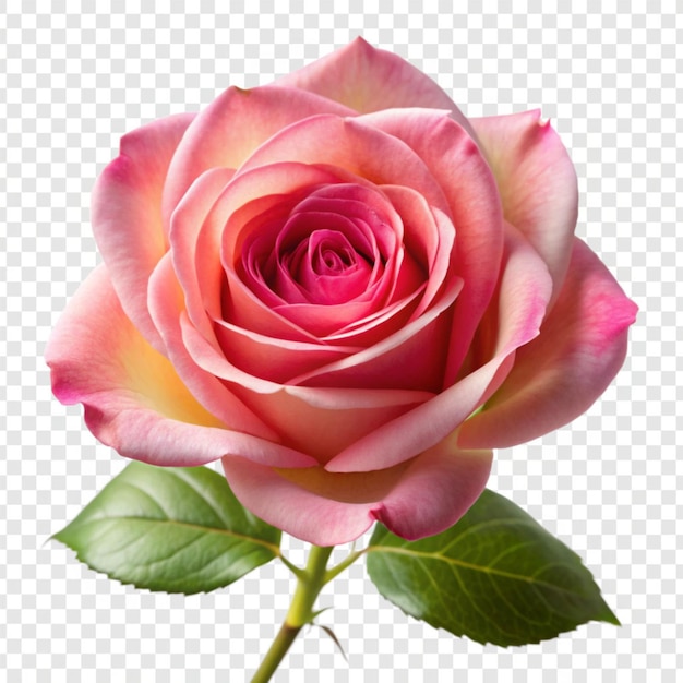 Rose flower png isolated on transparent background