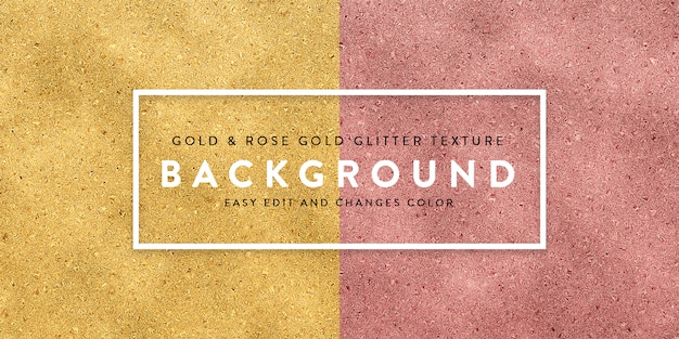 Rose Gold & Gold Background