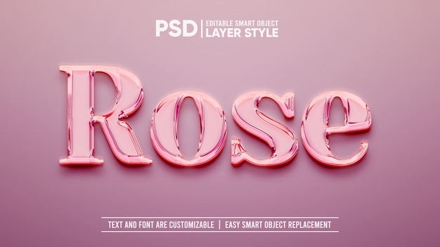 Rose Gold Luxury Smart Object Layer Effect