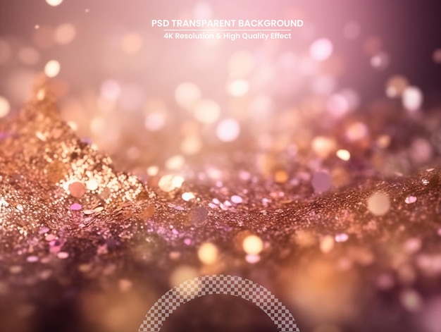 PSD rose gold sparkle glitter background