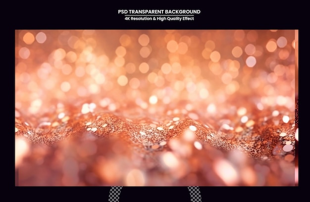 PSD rose gold sparkle glitter background