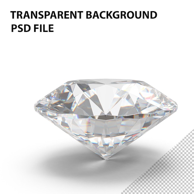 Round Cut Diamond PNG