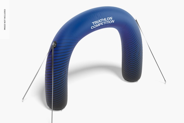 Round Inflatable Arch Mockup, Perspective