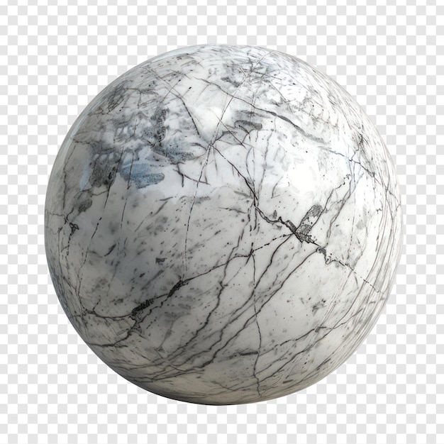 round marble balls isolate on transparency background PSD