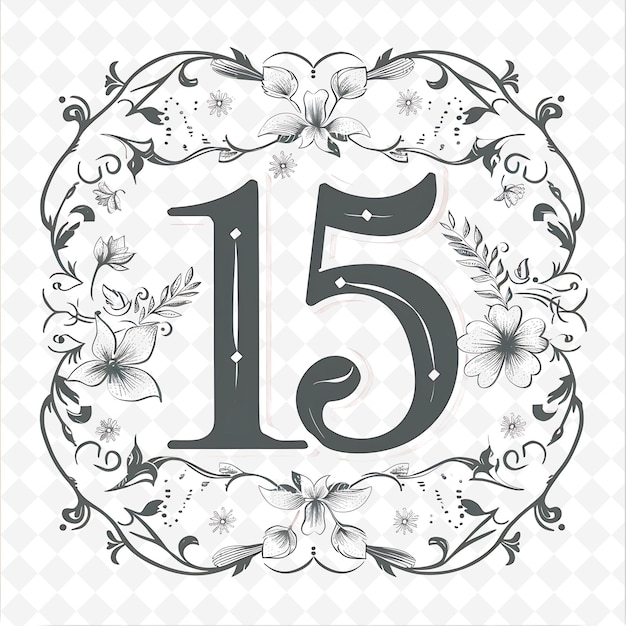 a round picture of the number 15 is from the year of the 20th century