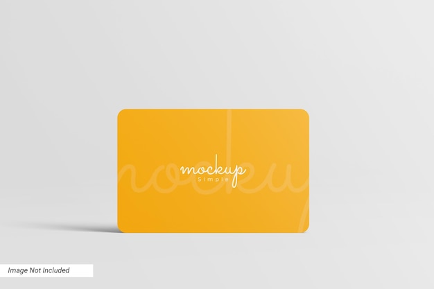 Rounded Landscape Business Card Mockup