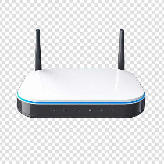 Router isolated on a transparent background