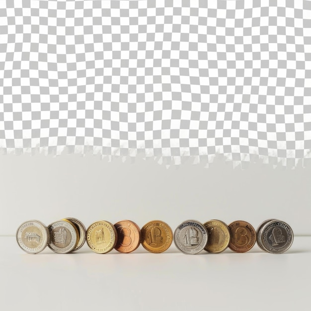 a row of coins with one that says  euro  on the bottom