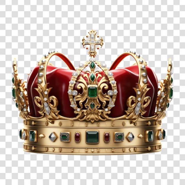 Royalty crown with precious gems