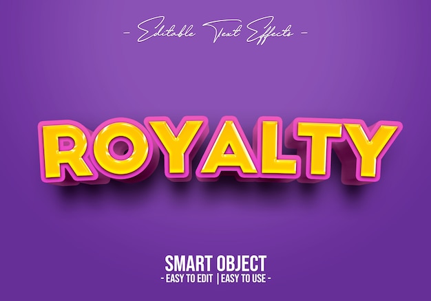 Royalty Text Style Effect