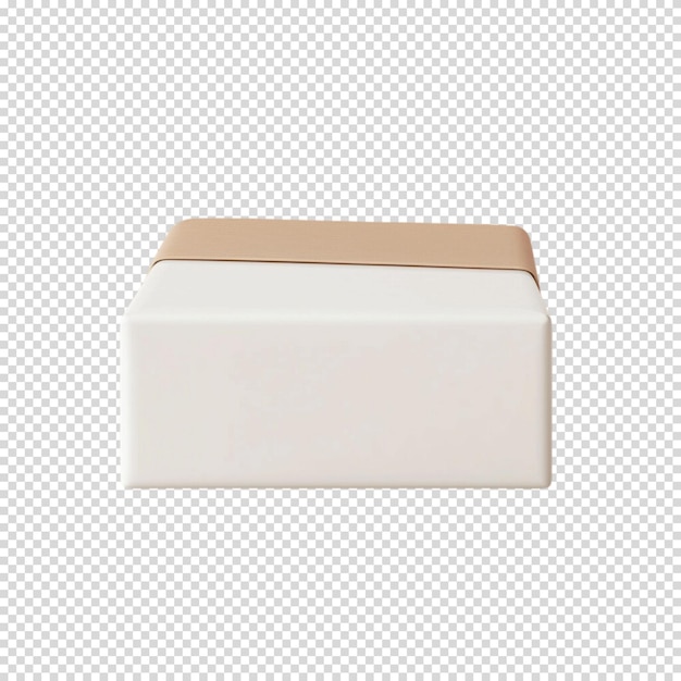 Rubber Eraser isolated on transparent background