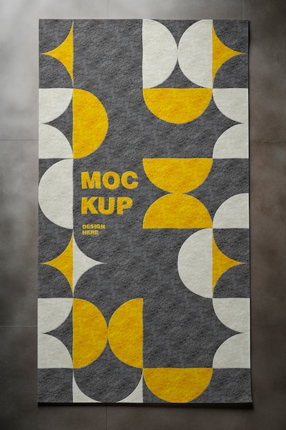 Rug tufting mockup