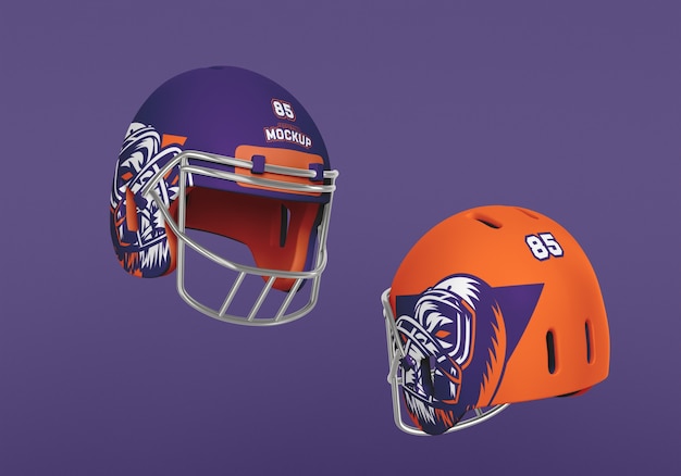 Rugby helmet mockup