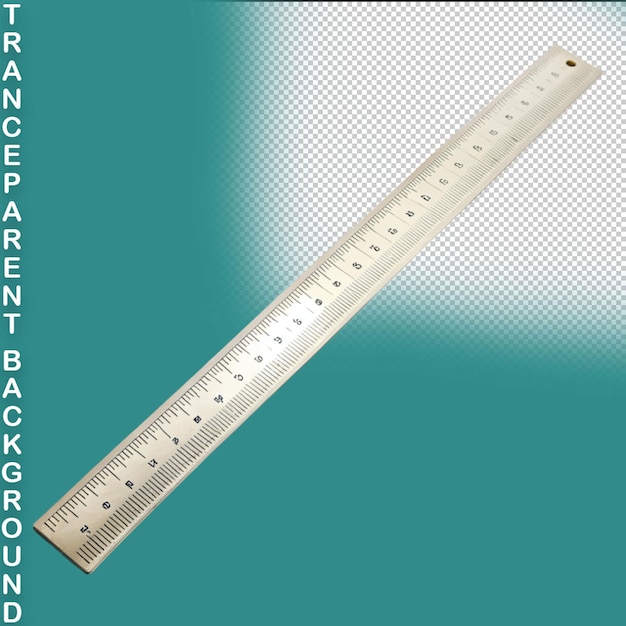 ruler on isolated on transparent background