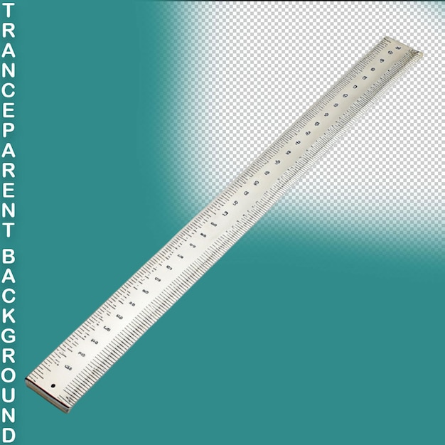 ruler on isolated on transparent background